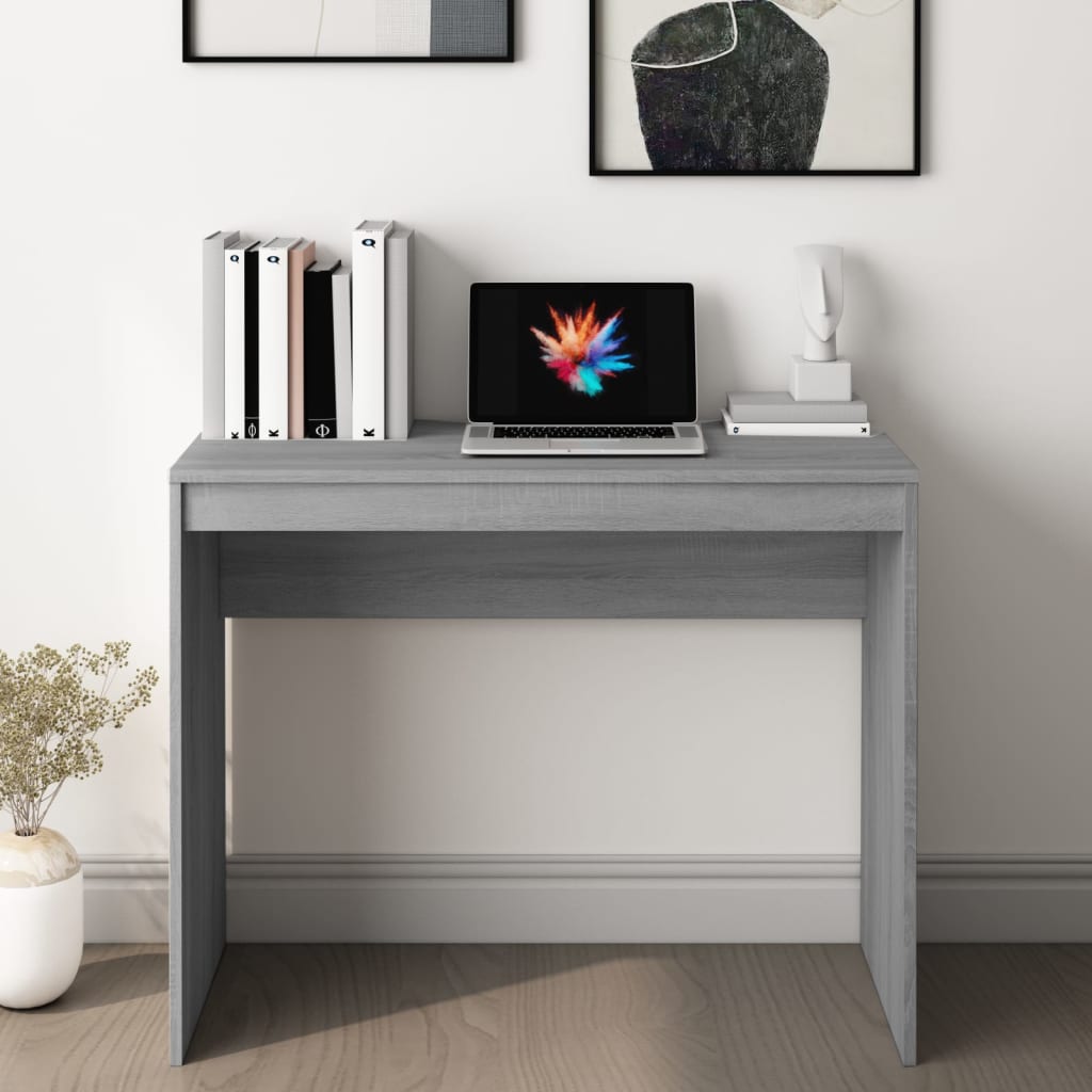 Γραφείο Γκρι Sonoma 90 x 40 x 72 εκ. από Επεξεργασμένο Ξύλο