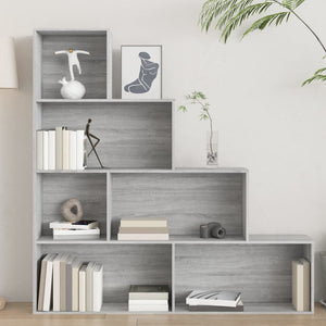 Βιβλιοθήκη Γκρι Sonoma 155 x 24 x 160 εκ. - Pakobazaar