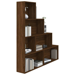 Βιβλιοθήκη Καφέ Δρυς 155 x 24 x 160 εκ.