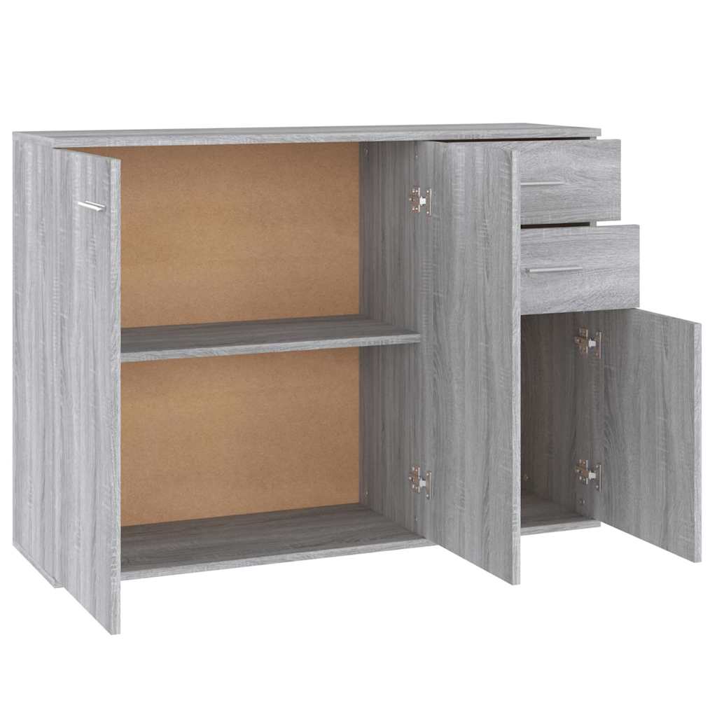 Μπουφές Γκρι Sonoma 105x30x75 εκ. από Επεξεργασμένο Ξύλο