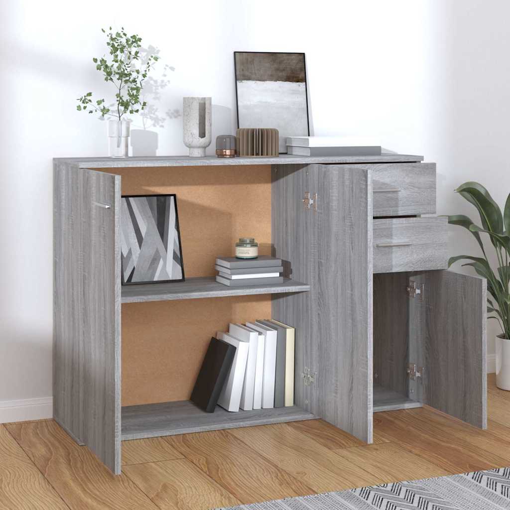 Μπουφές Γκρι Sonoma 105x30x75 εκ. από Επεξεργασμένο Ξύλο