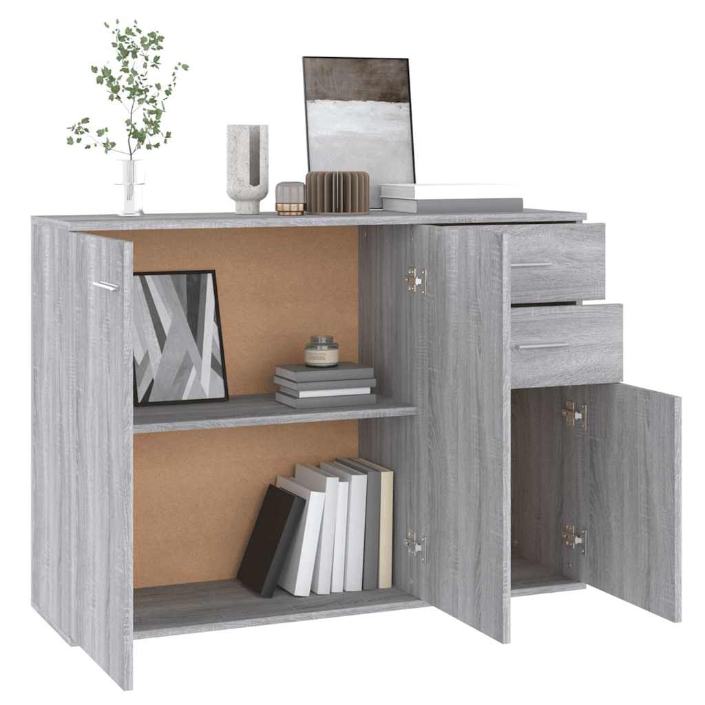 Μπουφές Γκρι Sonoma 105x30x75 εκ. από Επεξεργασμένο Ξύλο