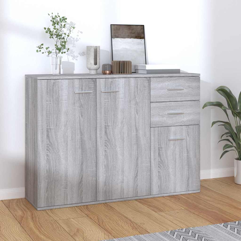 Μπουφές Γκρι Sonoma 105x30x75 εκ. από Επεξεργασμένο Ξύλο