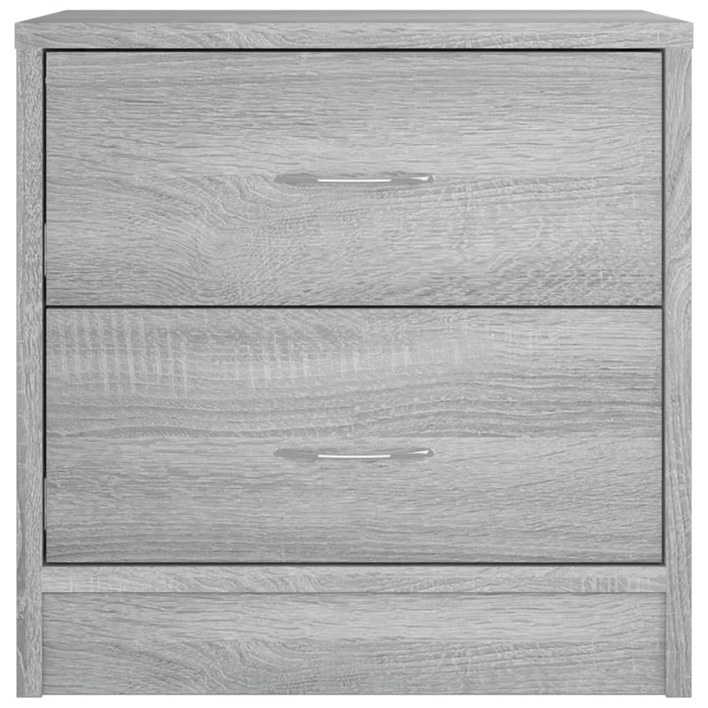Κομοδίνο Γκρι Sonoma 40 x 30 x 40 εκ. από Επεξεργασμένο Ξύλο