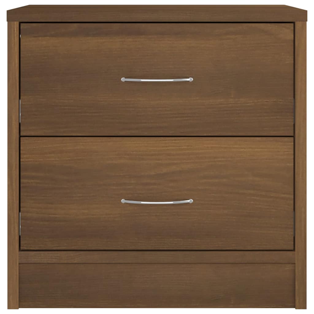 Κομοδίνο Χρώμα Καφέ Δρυς 40 x 30 x 40 εκ. Επεξεργασμένο Ξύλο