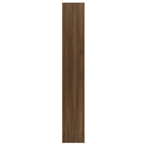 Βιβλιοθήκη Καφέ Δρυς 40 x 30 x 189 εκ. από Επεξεργασμένο Ξύλο