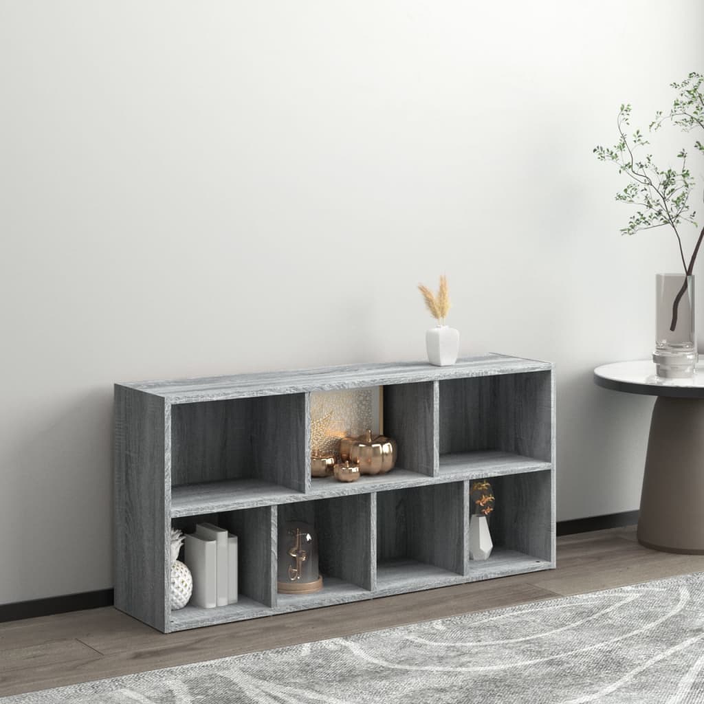 Βιβλιοθήκη Γκρι Sonoma 50 x 25 x 106 εκ.