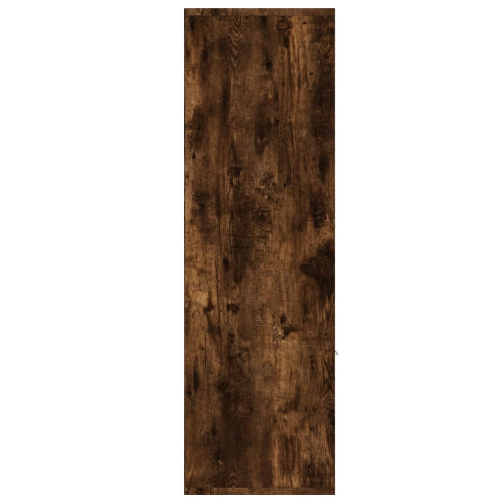 Βιβλιοθήκη Καπνιστή Δρυς 98 x 30 x 98 εκ. - Pakobazaar