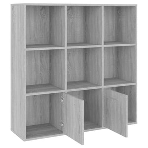 Βιβλιοθήκη Γκρι Sonoma 98 x 30 x 98 εκ. - Pakobazaar