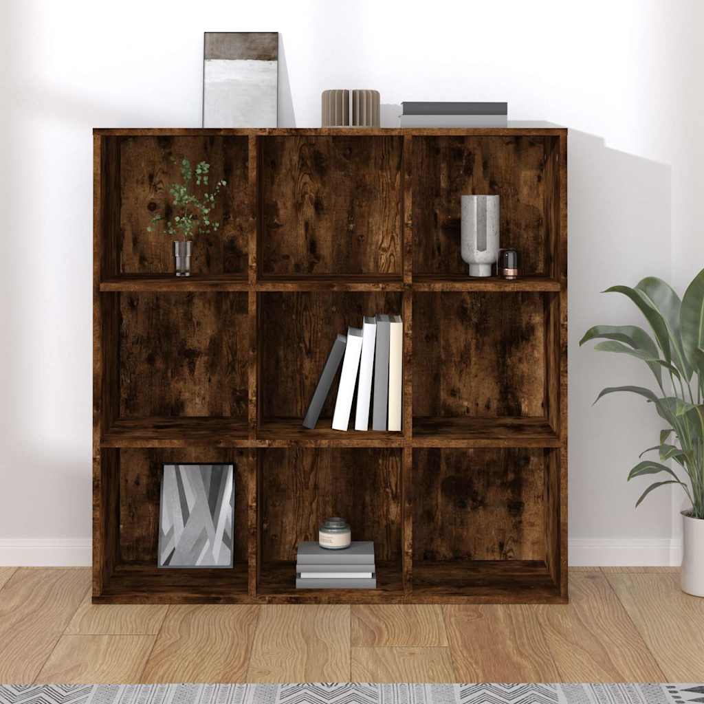 Βιβλιοθήκη Καπνιστή Δρυς 98 x 29 x 97,5 εκ.
