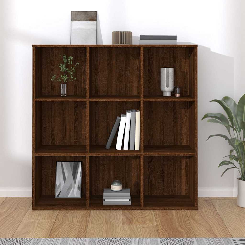 Βιβλιοθήκη Καφέ Δρυς 98 x 29 x 97,5 εκ.