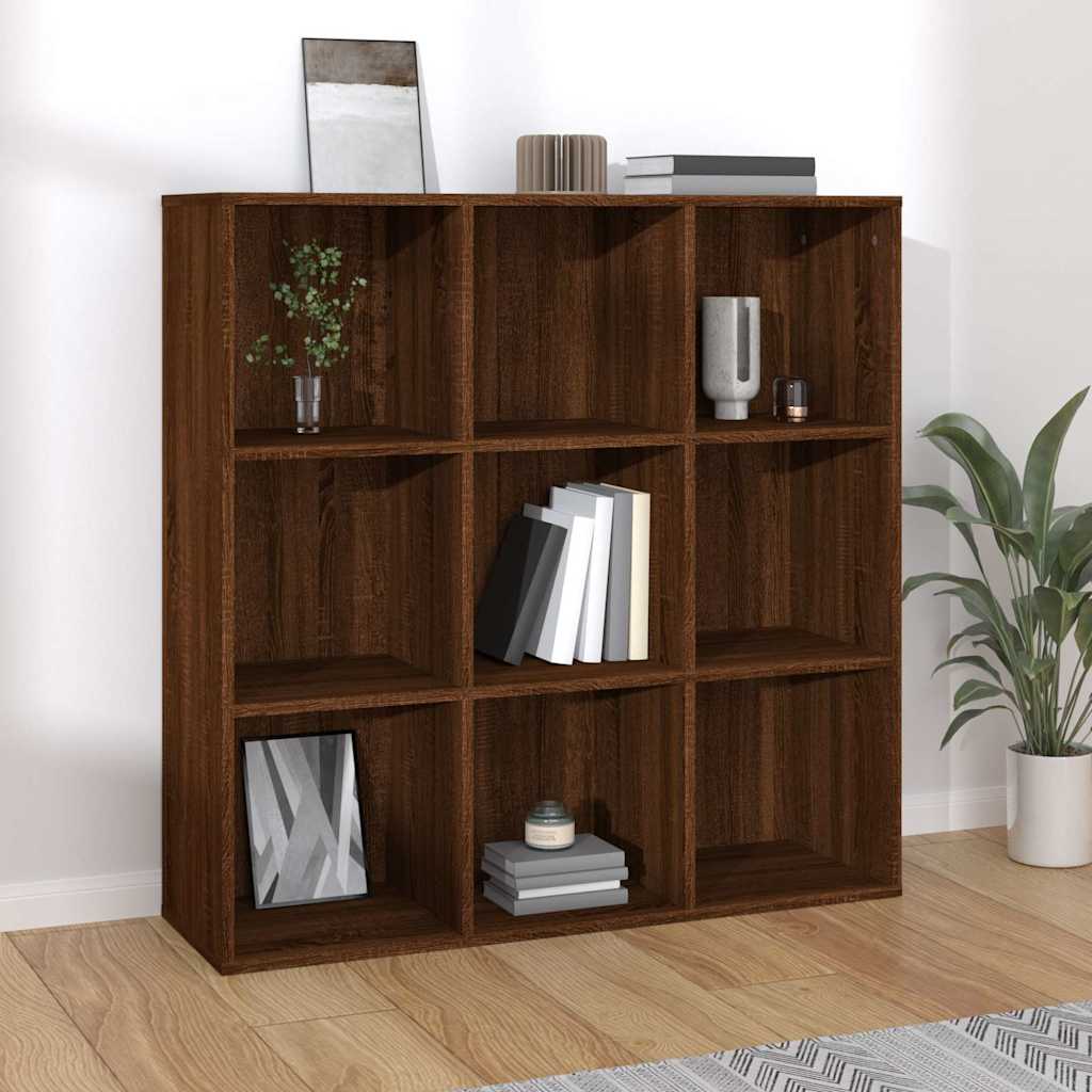 Βιβλιοθήκη Καφέ Δρυς 98 x 29 x 97,5 εκ.