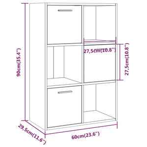 Ντουλάπι Αποθήκευσης Καπνιστή Δρυς 60 x 29,5 x 90 εκ.