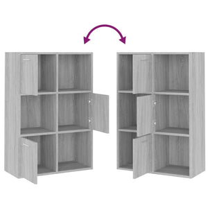 Ντουλάπι Αποθήκευσης Γκρι Sonoma 60 x 29,5 x 90 εκ. - Pakobazaar