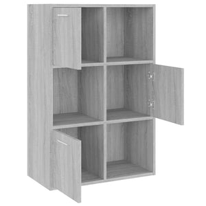 Ντουλάπι Αποθήκευσης Γκρι Sonoma 60 x 29,5 x 90 εκ. - Pakobazaar