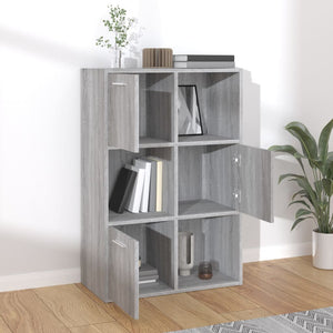 Ντουλάπι Αποθήκευσης Γκρι Sonoma 60 x 29,5 x 90 εκ. - Pakobazaar