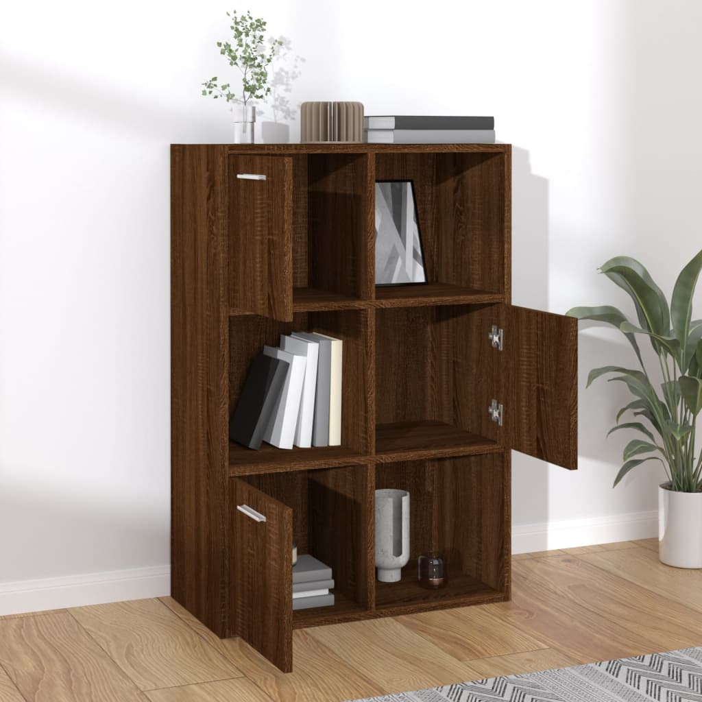 Ντουλάπι Αποθήκευσης Καφέ Δρυς 60 x 29,5 x 90 εκ. - Pakobazaar
