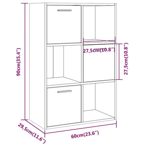 Ντουλάπι Αποθήκευσης Καφέ Δρυς 60 x 29,5 x 90 εκ.