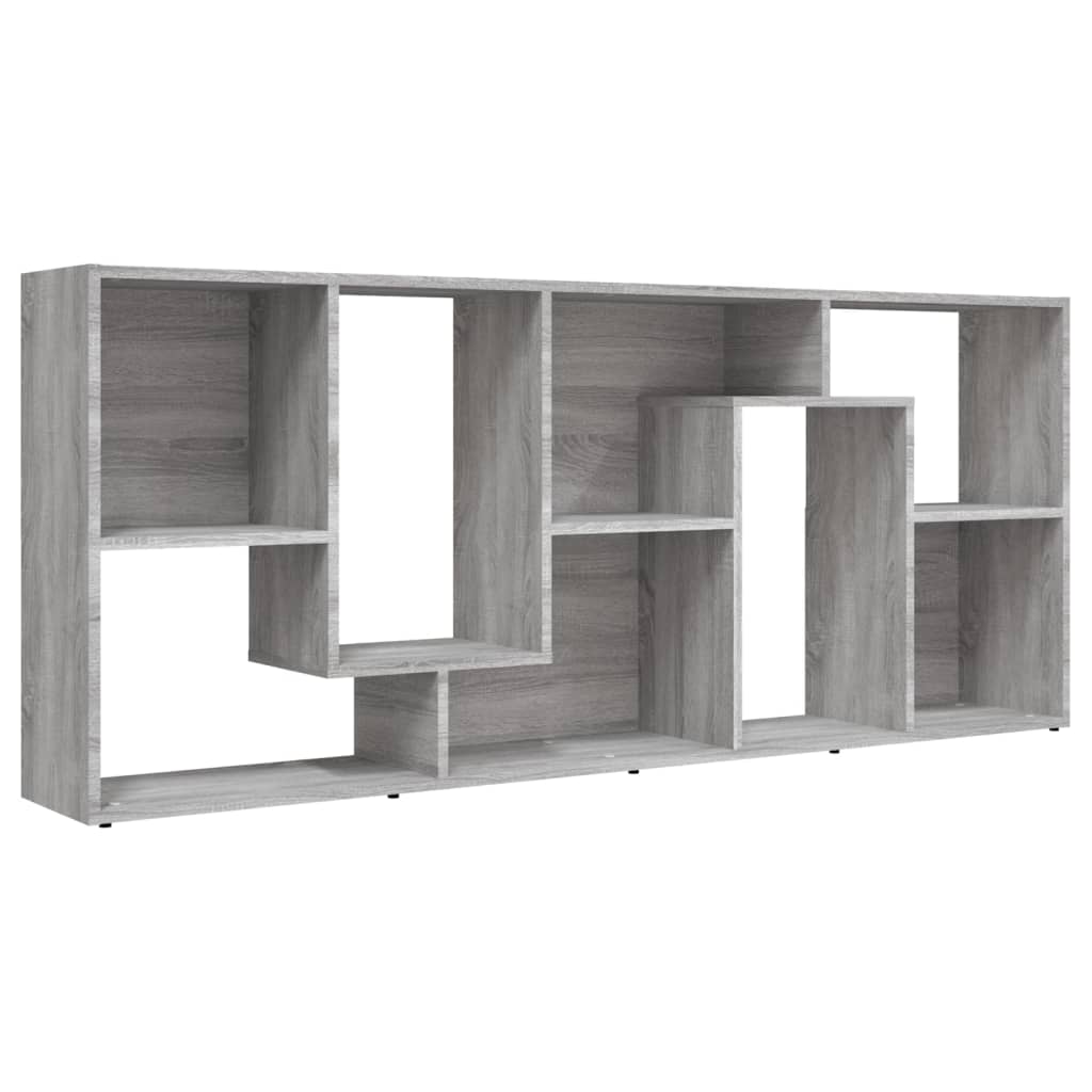 Βιβλιοθήκη Γκρι Sonoma 67 x 24 x 161 εκ. από Επεξεργασμένο Ξύλο - Pakobazaar