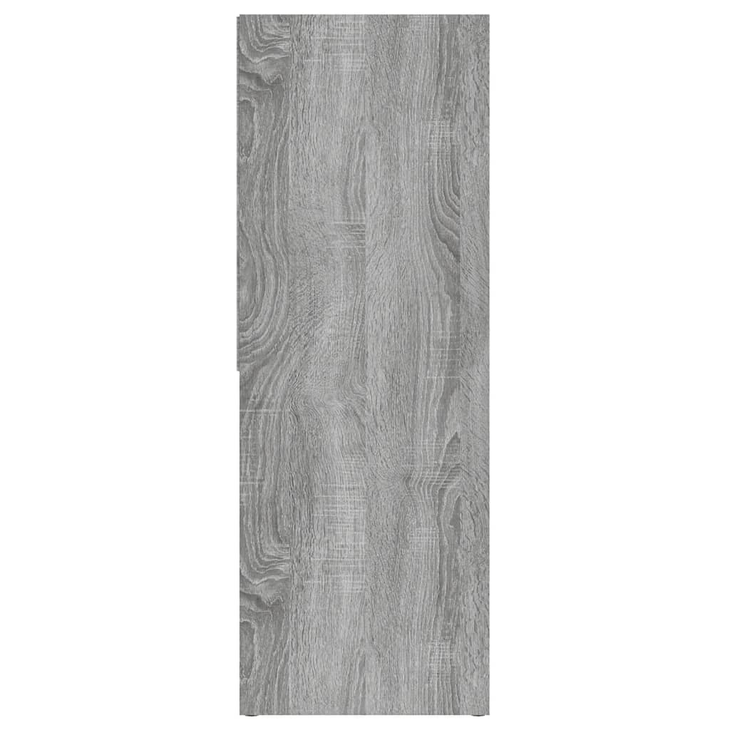 Βιβλιοθήκη Γκρι Sonoma 67 x 24 x 161 εκ. από Επεξεργασμένο Ξύλο - Pakobazaar