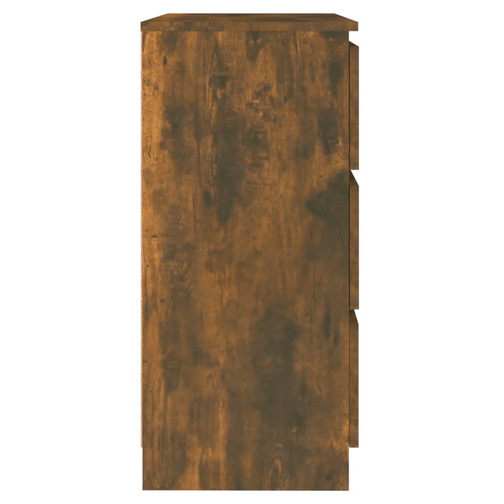 Συρταριέρα Καπνιστή Δρυς 60 x 35 x 76 εκ. Επεξεργασμένο Ξύλο - Pakobazaar