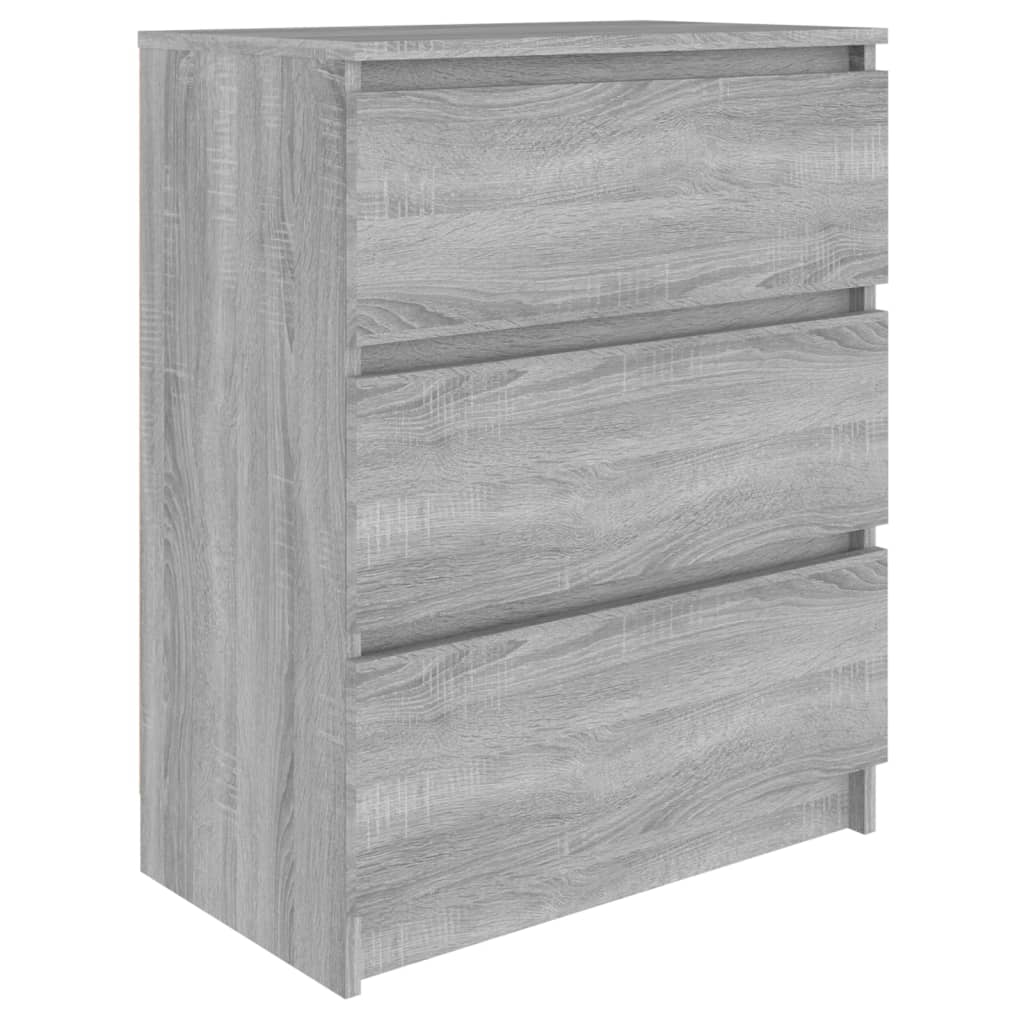Συρταριέρα Γκρι Sonoma 60 x 35 x 76 εκ. από Επεξεργασμένο Ξύλο