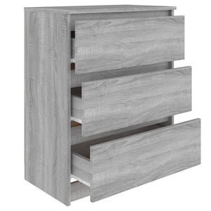 Συρταριέρα Γκρι Sonoma 60 x 35 x 76 εκ. από Επεξεργασμένο Ξύλο