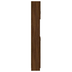 Ντουλάπι Μπάνιου Καφέ Δρυς 32x25,5x190 εκ. Επεξεργασμένο Ξύλο