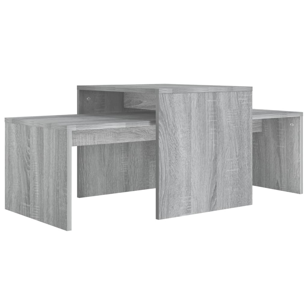 Τραπεζάκι Σαλονιού Γκρι Sonoma 100 x 48 x 40 εκ. από Επεξ. Ξύλο - Pakobazaar