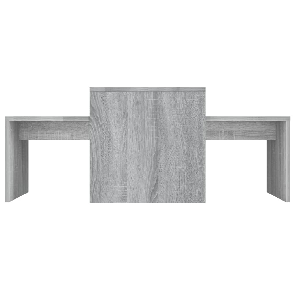 Τραπεζάκι Σαλονιού Γκρι Sonoma 100 x 48 x 40 εκ. από Επεξ. Ξύλο - Pakobazaar