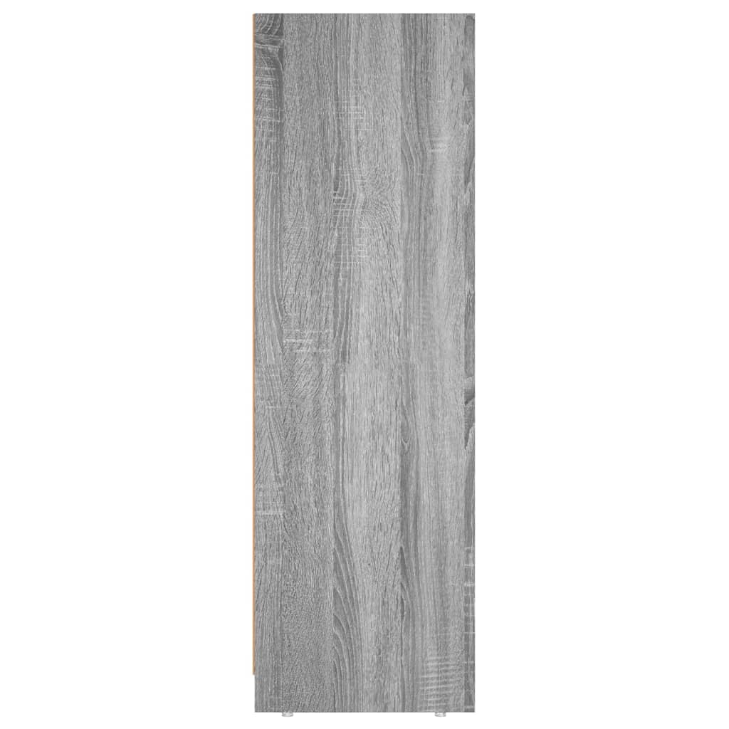 Ντουλάπι Μπάνιου Γκρι Sonoma 30x30x95 εκ. Επεξεργασμένο Ξύλο
