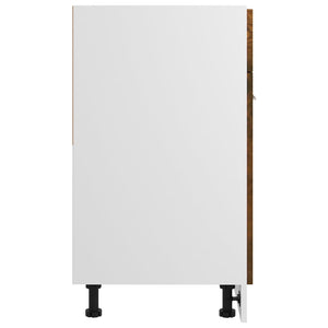 Ντουλάπι με Συρτάρια "Lyon" Καπνιστή Δρυς 60x46x81,5 εκ. από Τεχνητό Ξύλο