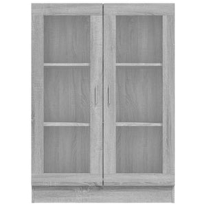 Βιτρίνα Γκρι Sonoma 82,5 x 30,5 x 115 εκ. Επεξεργασμένο Ξύλο