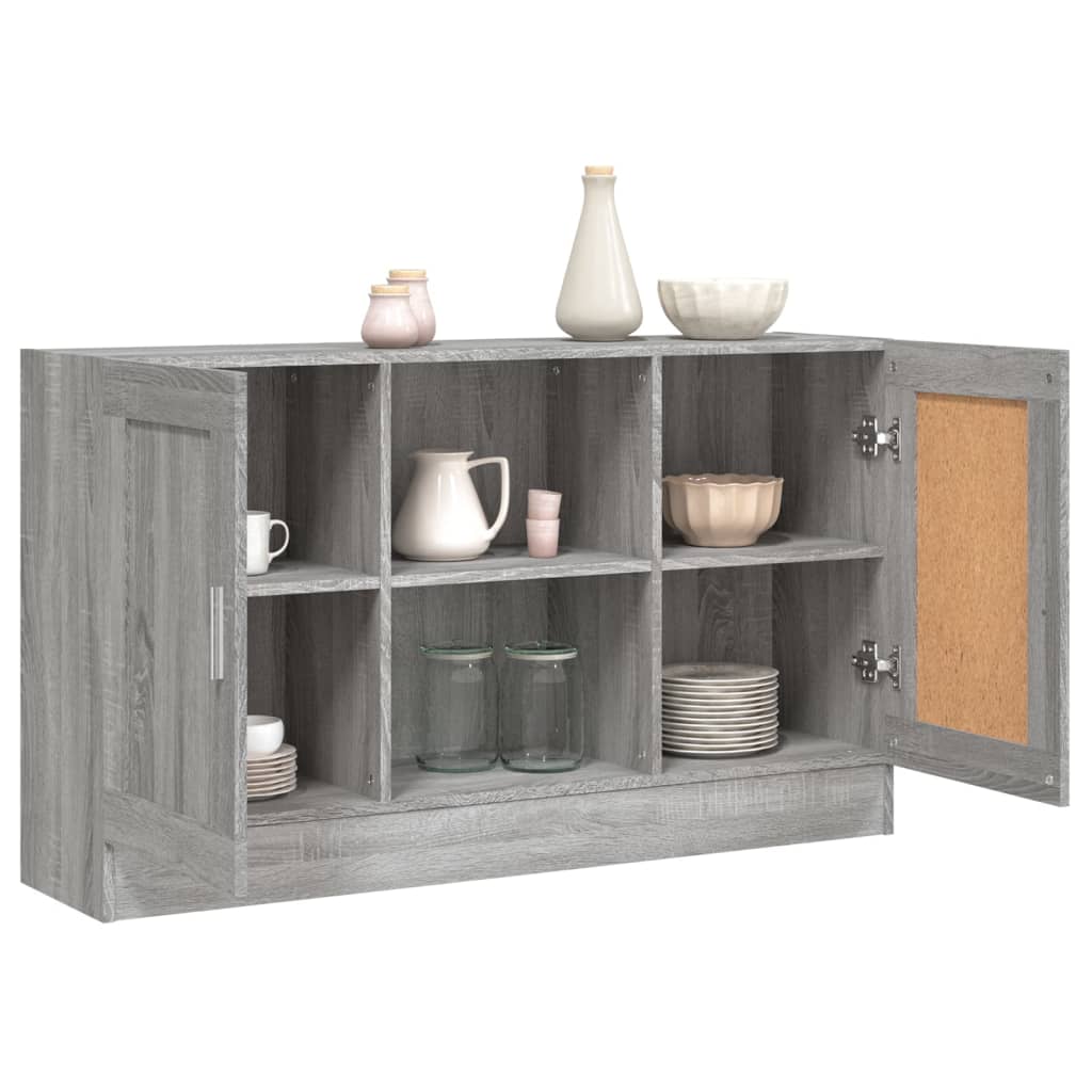 Μπουφές Γκρι Sonoma 120 x 30,5 x 70 εκ. από Επεξεργασμένο Ξύλο - Pakobazaar