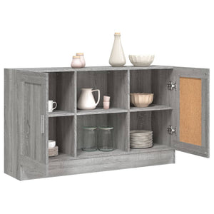 Μπουφές Γκρι Sonoma 120 x 30,5 x 70 εκ. από Επεξεργασμένο Ξύλο - Pakobazaar