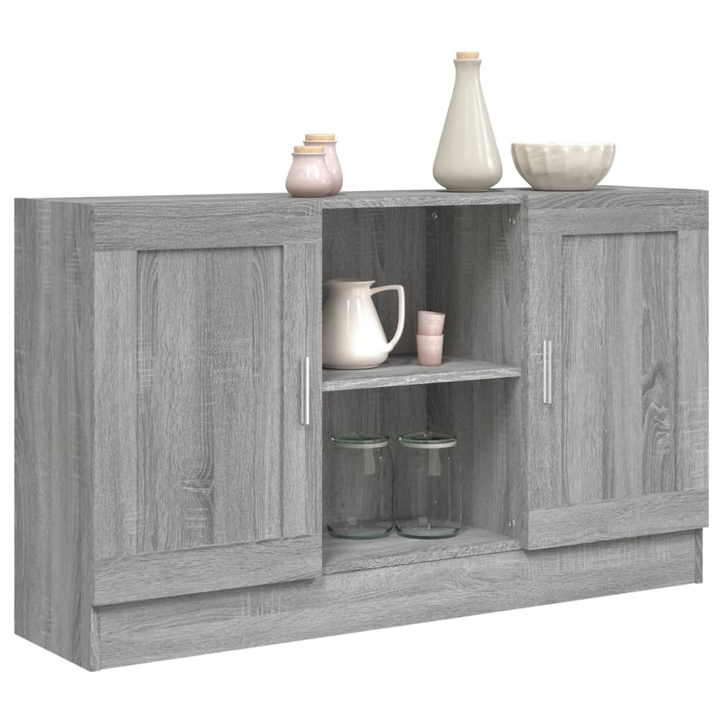 Μπουφές Γκρι Sonoma 120 x 30,5 x 70 εκ. από Επεξεργασμένο Ξύλο - Pakobazaar
