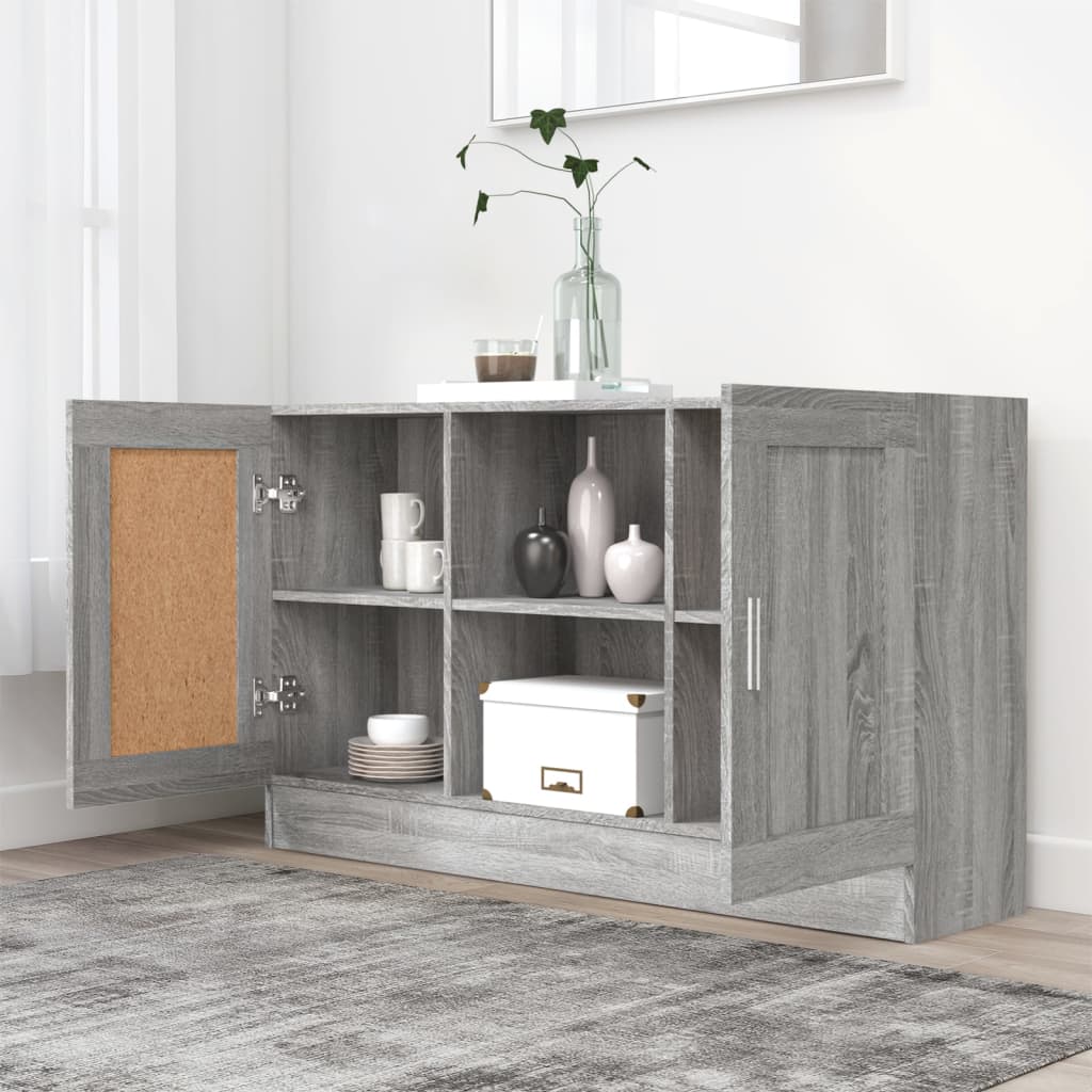 Μπουφές Γκρι Sonoma 120 x 30,5 x 70 εκ. από Επεξεργασμένο Ξύλο - Pakobazaar