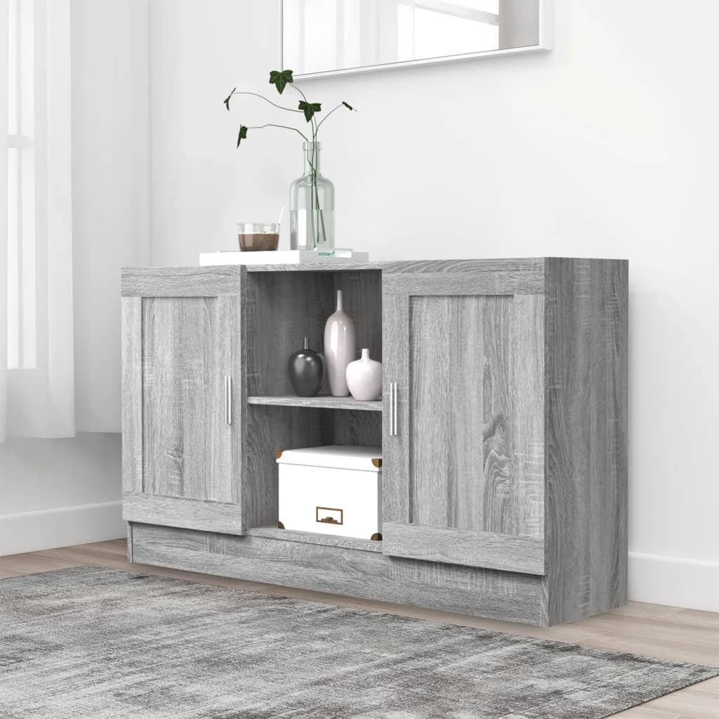 Μπουφές Γκρι Sonoma 120 x 30,5 x 70 εκ. από Επεξεργασμένο Ξύλο - Pakobazaar