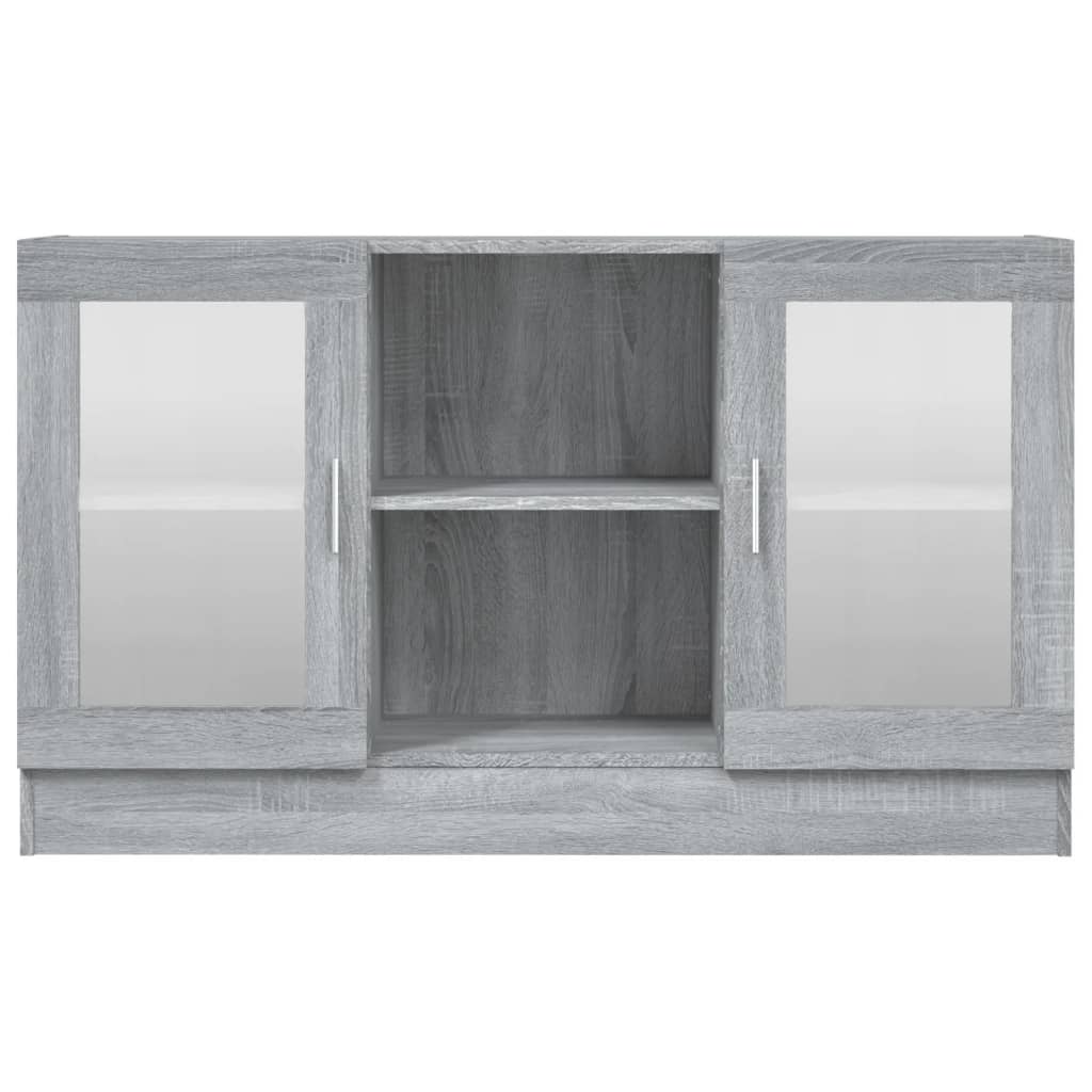 Βιτρίνα Γκρι Sonoma 120x30,5x70 εκ. από Επεξεργασμένο Ξύλο - Pakobazaar