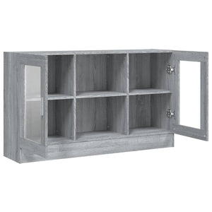 Βιτρίνα Γκρι Sonoma 120x30,5x70 εκ. από Επεξεργασμένο Ξύλο - Pakobazaar