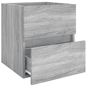 Ντουλάπι Νιπτήρα Grey Sonoma 41 x 38,5 x 45 εκ. Επεξεργ. Ξύλο
