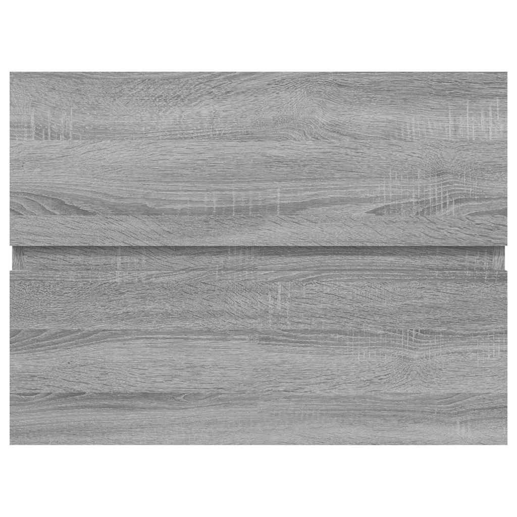 Ντουλάπι Νιπτήρα Γκρι Sonoma 60x38,5x45 εκ. Επεξεργασμένο Ξύλο - Pakobazaar