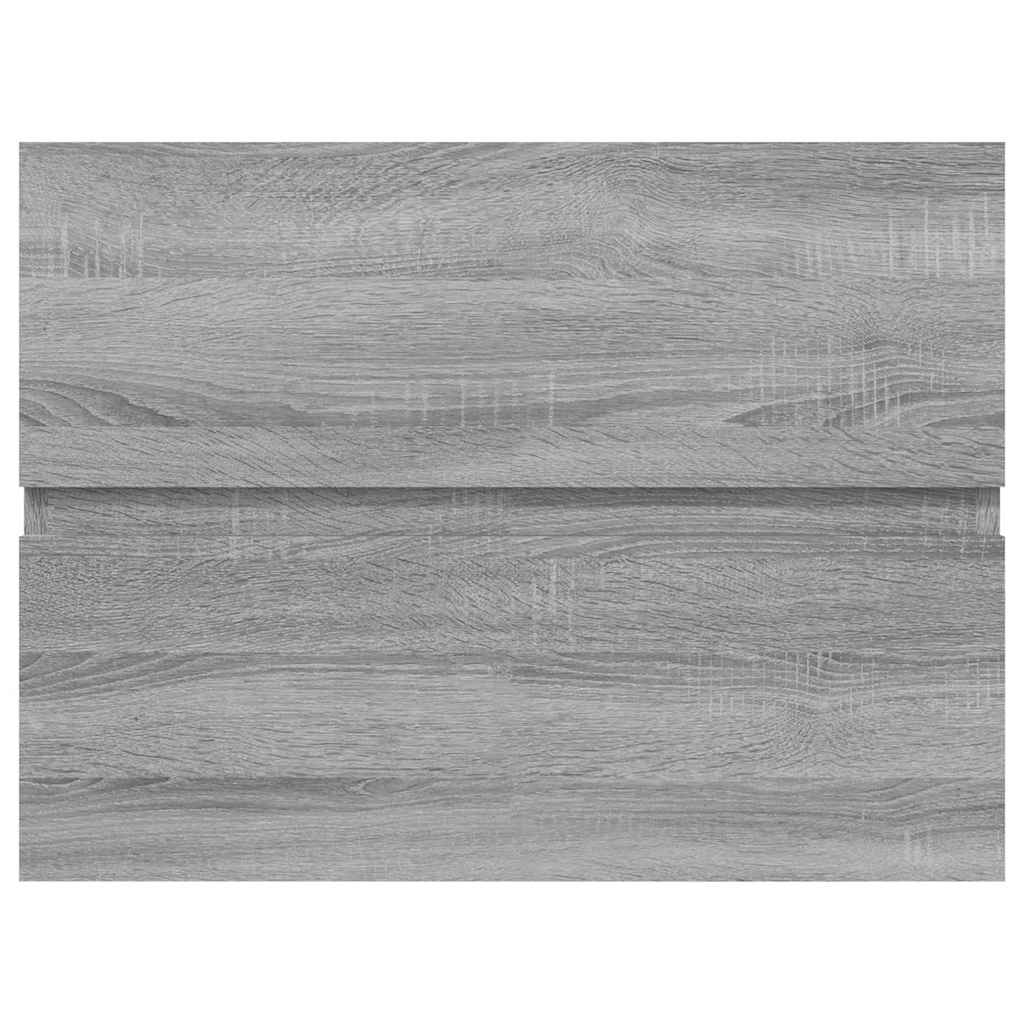 Ντουλάπι Νιπτήρα Γκρι Sonoma 60x38,5x45 εκ. Επεξεργασμένο Ξύλο