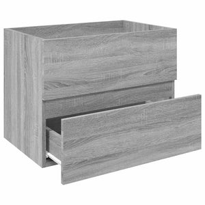 Ντουλάπι Νιπτήρα Γκρι Sonoma 60x38,5x45 εκ. Επεξεργασμένο Ξύλο