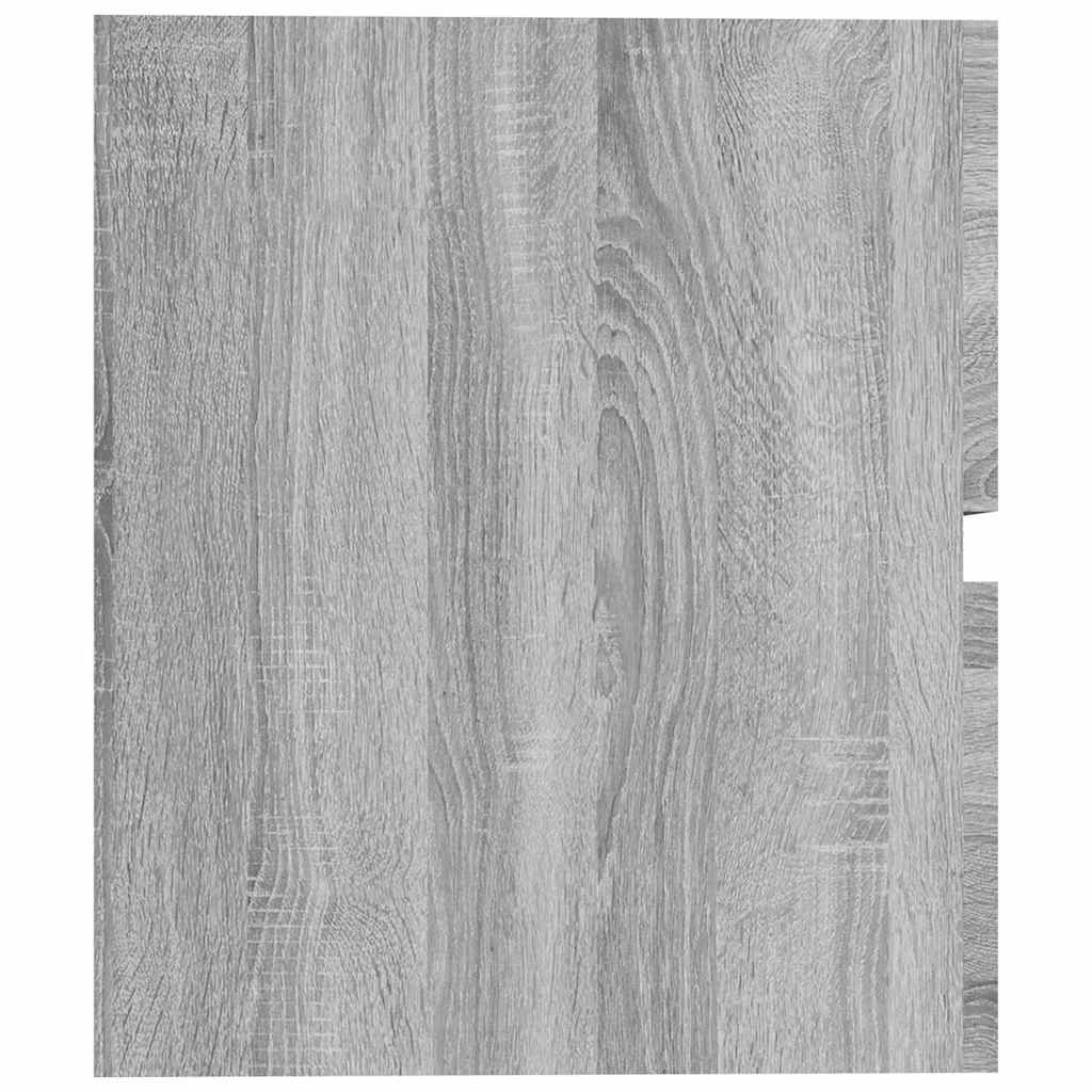 Ντουλάπι Νιπτήρα Γκρι Sonoma 60x38,5x45 εκ. Επεξεργασμένο Ξύλο