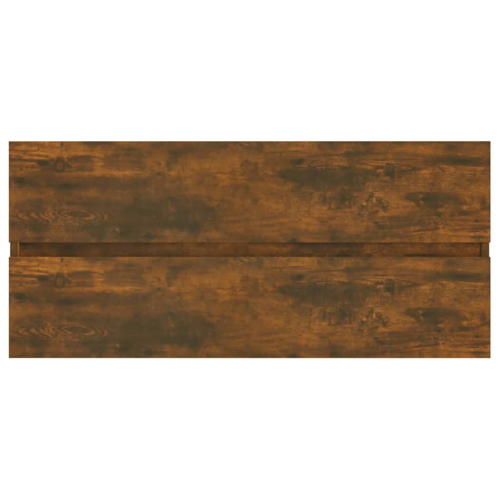 Ντουλάπι Νιπτήρα Καπνιστή Δρυς 100x38,5x45 εκ. Επεξεργ. Ξύλο