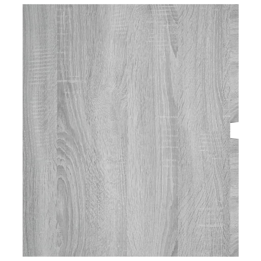 Ντουλάπι Νιπτήρα Γκρι Sonoma 100x38,5x45 εκ. Επεξεργασμένο Ξύλο