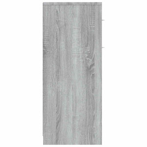 Ντουλάπι Μπάνιου Γκρι Sonoma 60x33x80 εκ. Επεξεργασμένο Ξύλο - Pakobazaar