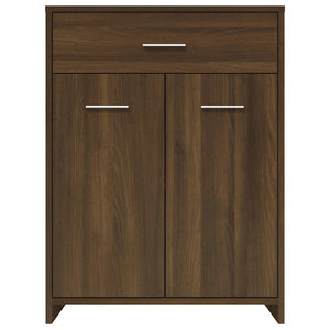 Ντουλάπι Μπάνιου Καφέ Δρυς 60 x 33 x 80 εκ. Επεξεργασμένο Ξύλο - Pakobazaar