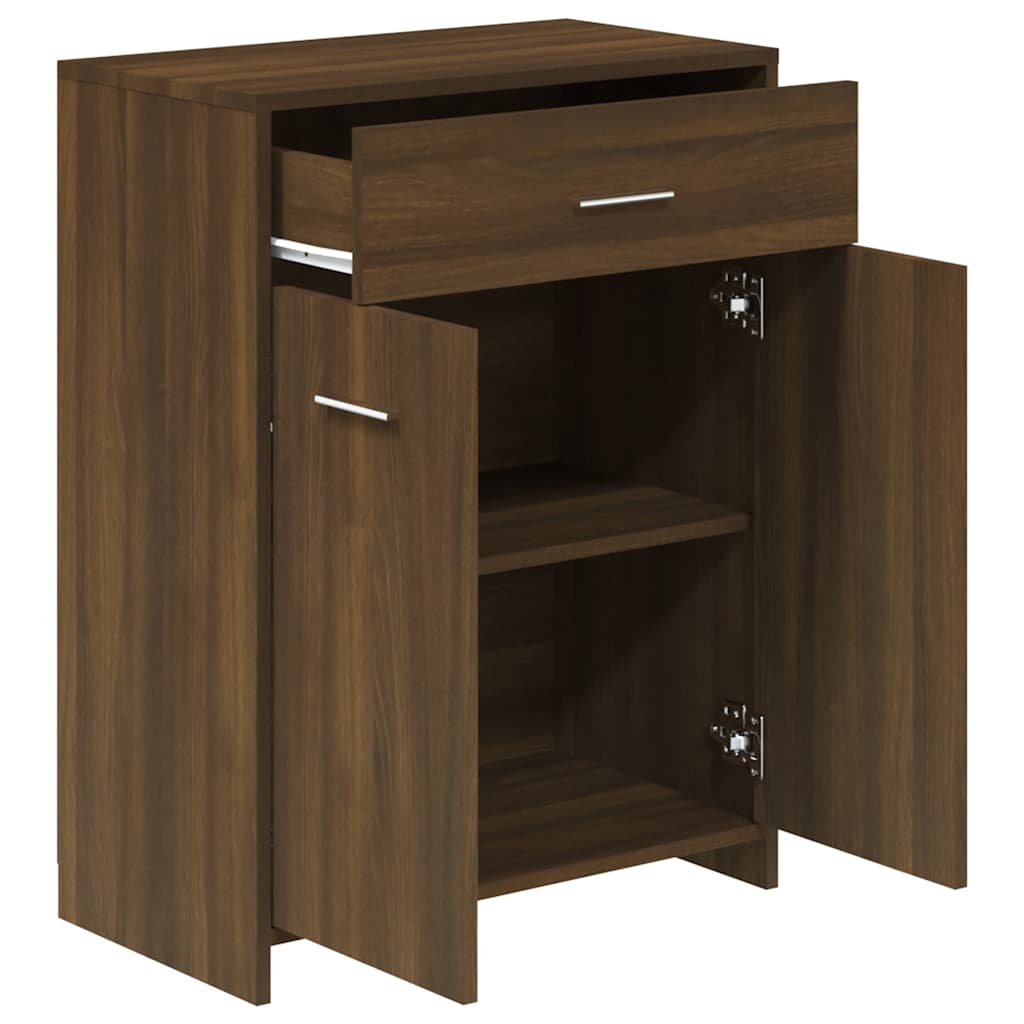 Ντουλάπι Μπάνιου Καφέ Δρυς 60 x 33 x 80 εκ. Επεξεργασμένο Ξύλο - Pakobazaar